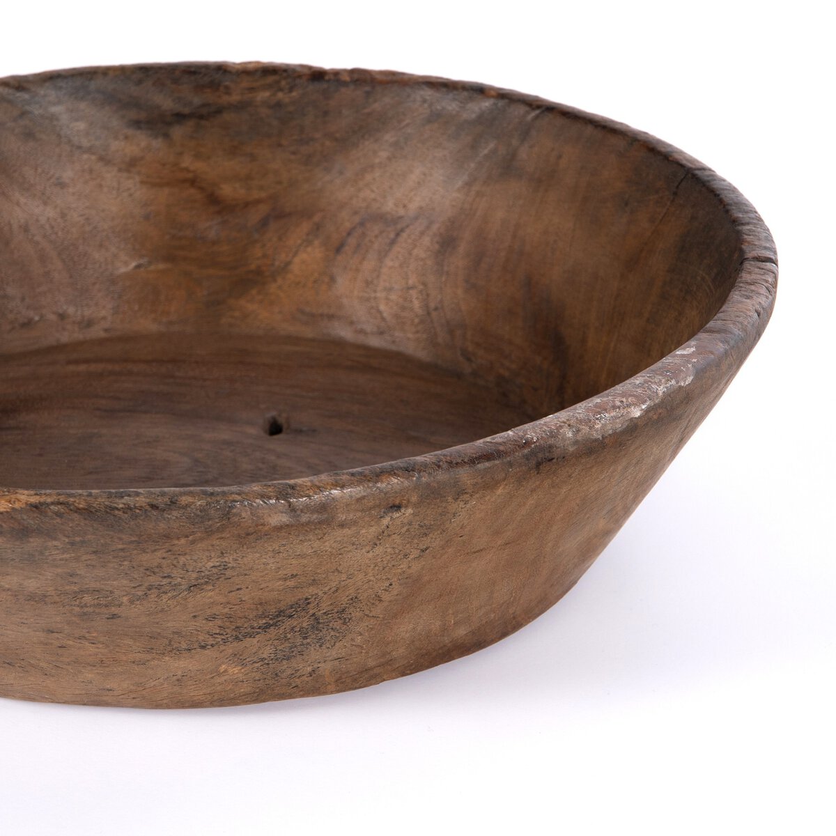 Found Wooden Bowl rim and wood grain