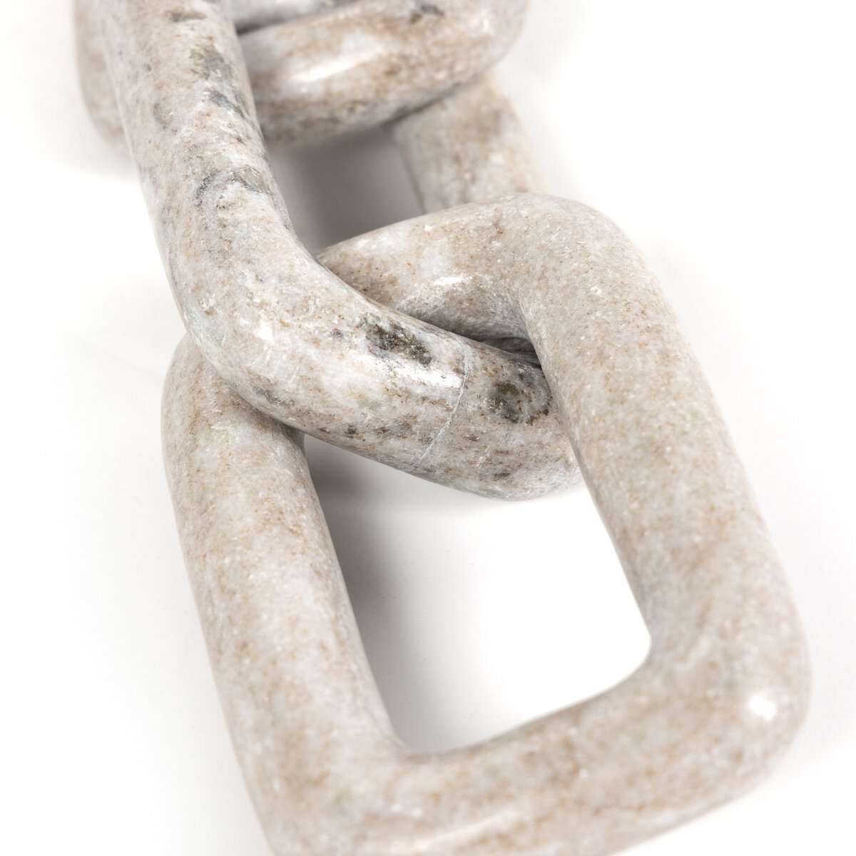 Marble Chain stone texture and rounded links