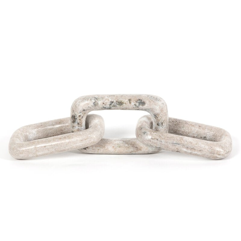 Marble Chain in creamy taupe